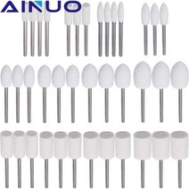 10 개5 개 양모 펠트 장착 연마 버핑 휠 3 20mm 연삭 헤드 dremel 다이 그라인더 드릴 로터리 도구 3mm 생크, 8mm 10개, 총알형