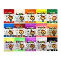 토단 하비 클레이 50g 낱개. 칼라클레이 촉감놀이 유치원미술 어린이집, 형광노랑색