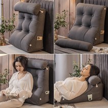 역류성식도염 베개 자생추나 코골이 방지 경추 목, 중형 둥근 베개 포함 치히로  네이비 블루