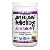 네츄럴팩터스 저 포드맵 Reliefiber 무맛 150g(5.3oz)