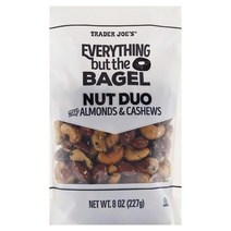 트레이더조 에브리띵 베이글 너트 듀오 아몬드 캐슈넛 227g Trader Joes Everything but the Bagle Nut Duo Almond Cashews 8 oz, 1