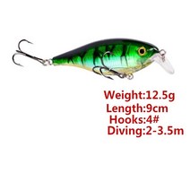 빅 베이트 루어 새로운 3D 눈 큰 움직이는 낚시 미끼 9cm 12.5g 바다 트롤링 미노 일본 Swimbait 미친 크랭, 03 C