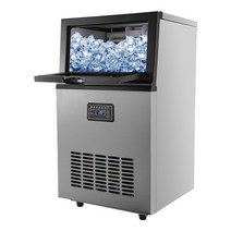 일일 영업용 업소용 커피전문점 대용량 120W 가정용 살균 얼음 제빙기 카페 35KG상업용 ice maker 430 stainless steel material single, 밝은 회색, 우리를