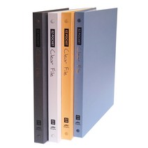 이지포켓 30P 클리어화일 합지 싸바리 표지 하드커버 30매 크리어파일, 노랑