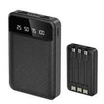 파워뱅크 자작배터리 캠핑용배터리 빠른 충전 보조베터리 케이스 이동식 3 1 와이어 DIY PoverBank USB 유, 02 Black