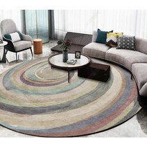 원형 러그 카페트 식탁 거실 매트 카펫트 아트 추상 라운드 카펫 홈 장식 의자 침실 스튜디오 라운지 장식 카펫 착시