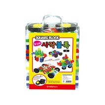 국민교육사 뉴꼬마 사각 블록 소 50pcs 비닐백형
