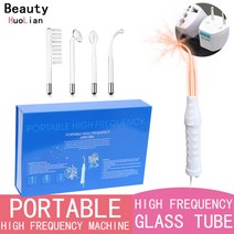 4 in 1 고주파 전극 지팡이 전기 개선 유리관 뷰티 장치 여드름 스팟 리무버 페이셜 스킨 케어 스파 110v-240v, 협력사, 상자가 있는 EU 플러그