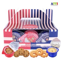 댄케이크 싱글서브 버터쿠키 9p + 초콜릿칩쿠키 9p, 4세트