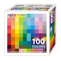 종이나라 대용량 단면 색종이 100종 x 10p + 종이케이스, 100색, 1세트
