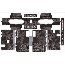 무드패싯 혼다 CB500X 탑박스 사이드박스 미러링 입체 스티커 튜닝 커스텀 리어캐리어, A