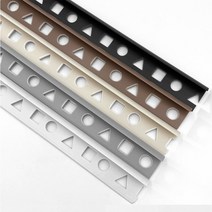PVC 라운드 코너비트 벽 모서리 몰딩 마감재 타일 코너비드 쫄대 재료분리대 C TYPE, 블랙 라운드 코너비드, 12mm