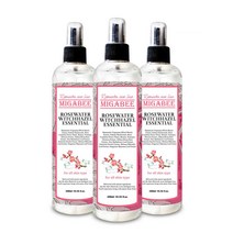 미가비 로즈워터 위치하젤 스킨/토너/화장수, 3개, 300ml