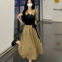 투피스형 원피스 면접 단아한 상견례 원피스