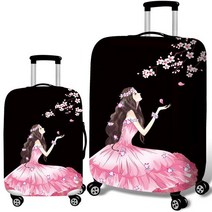 여행용 세트 두꺼운 로맨틱 디자인 여행 가방 보호 커버화물 케이스 Accessorie 탄성 폴리 에스터 수하물 먼지 커버, [14] 13