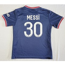 새상품 택있음 리오넬 메시 축구 유니폼 파리 생제르맹 Accor Live Limitless 스몰 psg유니폼 psg