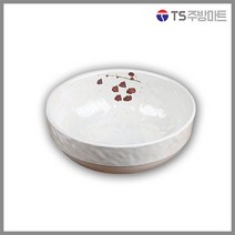 [돌산멜라민] 살구 신한식볼 - 대접 면기 그릇 (식당용 업소용), 6 (DS-6641), 1개