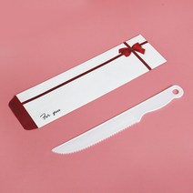 케이크칼 봉투(리본 레드) 100장, 1개