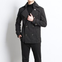 더마인드 남성 모직코트 MSW이중카라