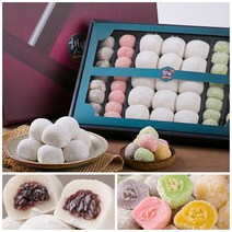 행운을 빌어주는 합격떡 선물세트 (왕찹쌀떡 60gx15개 과일맛경단 20gx32개) 수능떡 답례떡