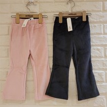 밀리밤 키즈 겨울 밍크융 코듀로이 부츠컷 바지