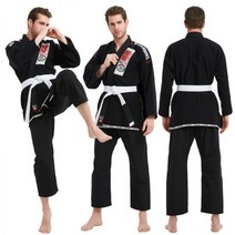 주짓수 도복 브라질 유니폼 마찰 방지 의류 남성과 여성 전문 교육 BJJ GI 바 유도 성인 두꺼운 경량