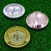 스콜피 골프 수평볼마커 수평계 볼마커 이니셜마킹 볼마크, 모델 폴라리스, 주문마킹(4000원), 골드