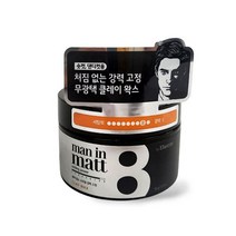 클레이왁스강력고정숏컷용무광 엘라스틴 맨인매트, 단품, 단품