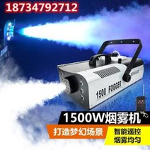 포그머신 소형 휴대용 1500W 스모그 제조기 스모그기 스테이지 드라이아이스 바 웨딩, 01 (라인컨트롤)1000W 일반+스모그린1