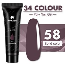 as젤 네일 Mr Chem-폴리 UV 젤 퀵 빌딩 지속 연장 매니큐어 페인팅 바니시 15ML 아트 도구 에나멜 uas, [58] 58