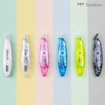 톰보 모노 에어 MONO AIR 펜타입 수정테이프 리필형, 라임