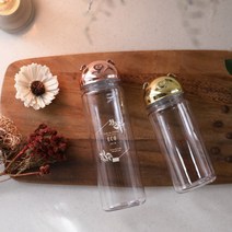 국산 투명 피그 마이보틀 판촉물 인쇄 텀블러 500ml RD-09897, 골드