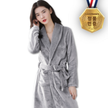 로빈홈즈 포근한 샤워가운 목욕가운 커플, 여성용, 1개, [BEST] 프리미엄 그레이