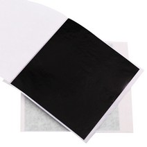 문서 종이 사진 재단기 절단기로즈 레드 금박 모조 실버 호일 종이 100 개/10 색 DIY 미술 공예 디자인 포, 07 10pcs Black
