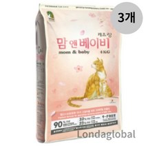 캐츠랑 맘앤베이비 고양이 사료 4kg X 3개