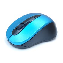 아크마우스 인체 공학적 무선 광학 마우스 2.4GHz USB 게이머 컴퓨터 게임용 PC 노트북용, 03 파란, 한개옵션1