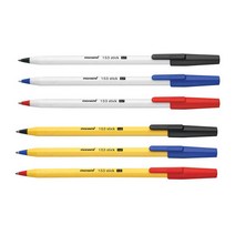 모나미 153 스틱볼펜 12자루 0.7mm, Blue 0.7 (12개입)