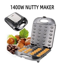 호두과자 기계 가정용 업소용 홈베이킹1400W 홈 너트 기계 220V 전기 호두 케이크 메이커 자동 빵 베이킹, 03 UK
