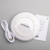 무선 핸드폰 C타입 휴대폰 충전기 멀티 고속 갤럭시 S10 S8 S9 Plus S7 S6 S20 S21 울트라 노트 20 울트라/10/9/8/5 EP-PG920I 용 기존 삼성 Q, White