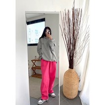 [유니섹스]남여공용 고무줄바지 커플와이드팬츠 트레이닝 와이드 스퀘어pt