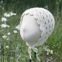 슬로우모먼츠 사계절 데이지 보넷 - 아기보넷 코바늘 보넷 만들기 DIY 키트, 11진그레이