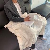 팅올 중형 극세사 고밀도 무릎담요