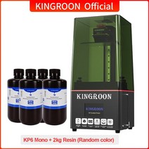 레이저 조각 3d 프린터 빌드 기계 맨 위. kp6 모노 lcd uv 수지 6.08 인치 2k 흑백 화면 인쇄 고속 sla, 협력사, kp6 모노레진 2kg