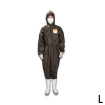 애니세이프 SBW 일회용 방진복 원피스 진회색 L 1P, 2개