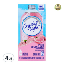 라이브잇 크리스탈라이트 온더고 핑크레몬에이드 분말, 8개, 10개입, 3.68g