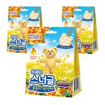 [스너글] 곰돌이방향제 옐로우(시트러스향) 3개, 시트러스향