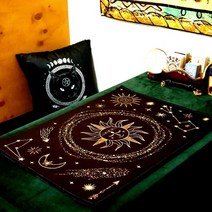 타로 스프레드천 러그 달빛별빛, 달빛별빛 50cm × 70cm