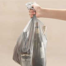 쓰레기봉투 재활용비닐 일반분리수거봉지 배접 손잡이, 종류:일체형, 단품