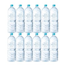 백산수 2L 라벨없는 생수 무라벨 12개, 백산수 무라벨 2L X 12개
