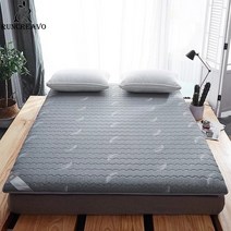 수면매트 싱글 더블 퀸 킹 메모리 폼 매트리스 토퍼 라텍스 침대 방바닥에서 사용
